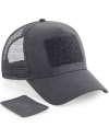 BB641 B641 Beechfield Patch Snapback Trucker Cap Graphite Grey colour image